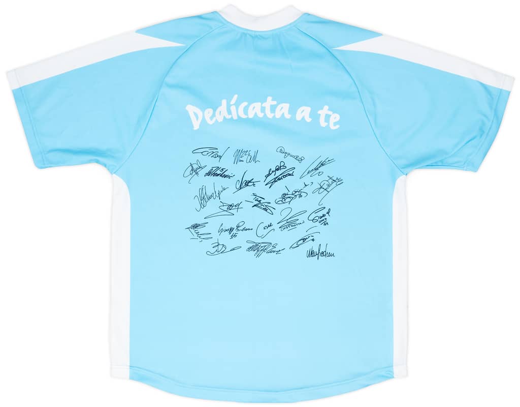 2003-04 Lazio 'Signed' Basic Home Shirt - 5/10 - (M)