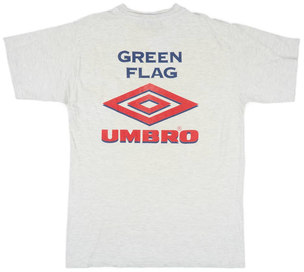 1996-98 England Umbro Cotton Tee - 5/10 - (M)