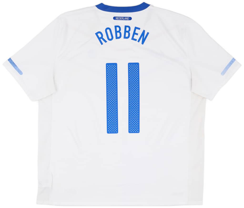 2010-11 Netherlands Away Shirt Robben #11 - 6/10 - (XL)