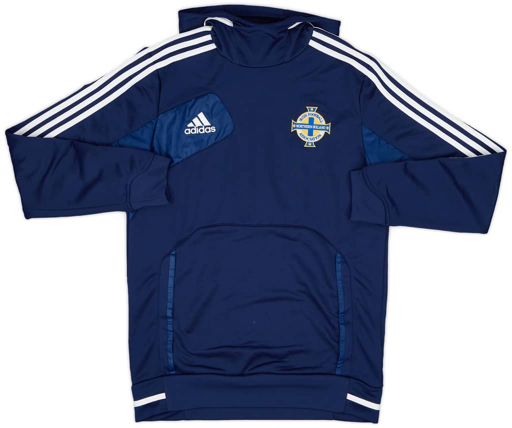 2012-13 Northern Ireland adidas Hooded Sweat Top - 8/10 - (M)