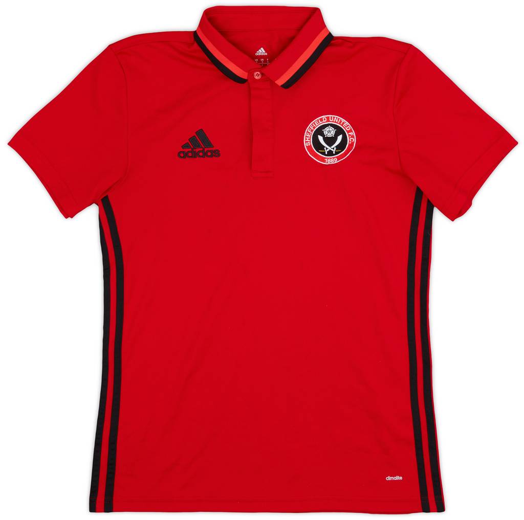 2016-17 Sheffield United adidas Polo Shirt - 8/10 - (S)