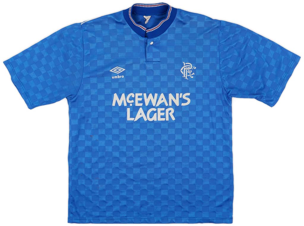 1987-90 Rangers Home Shirt - 6/10 - (M)
