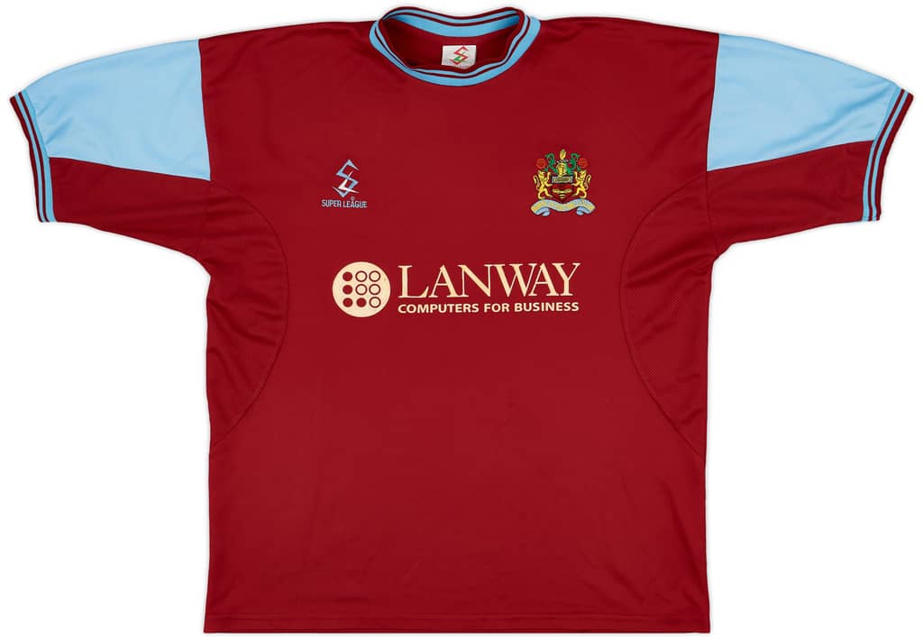 2001-02 Burnley Home Shirt - 6/10 - (L)