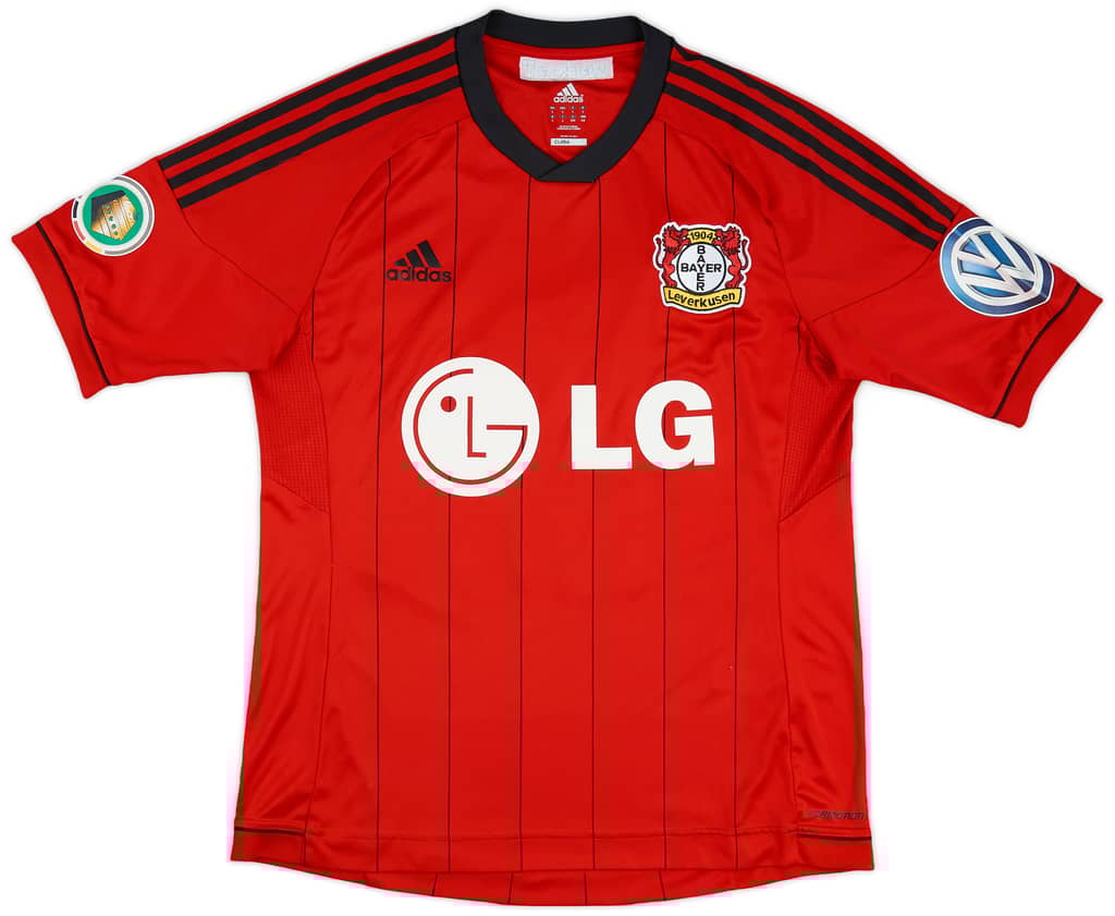 2013-14 Bayer Leverkusen Match Issue DFB-Pokal Away Shirt Rolfes #6