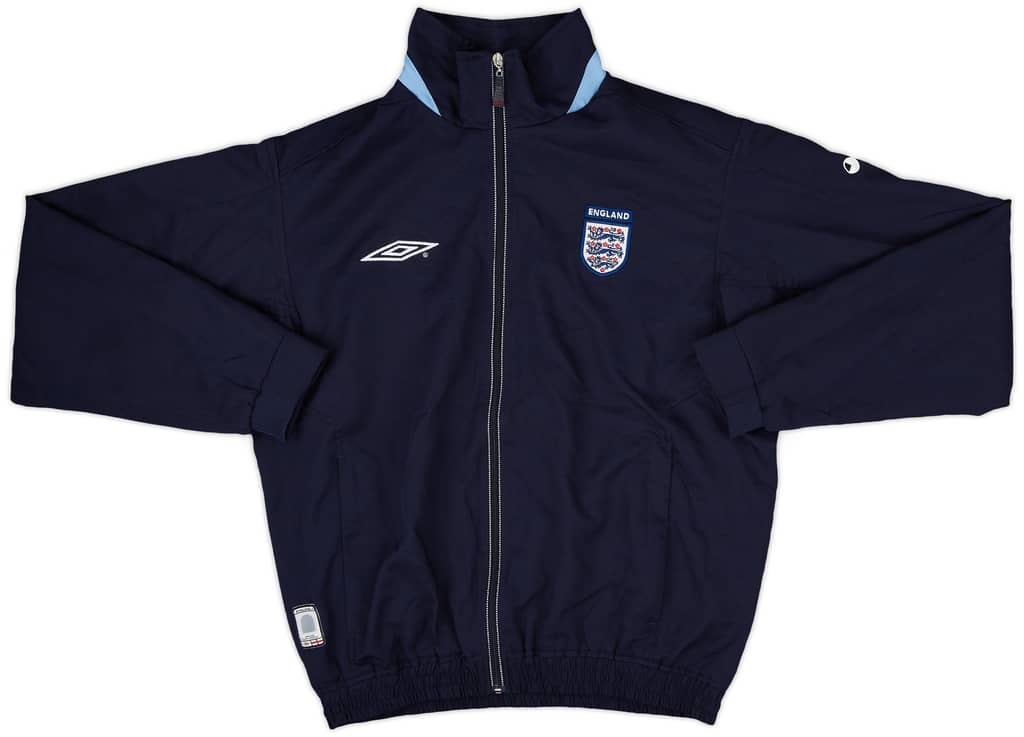 2002-04 England Umbro Track Jacket - 8/10 - (M)