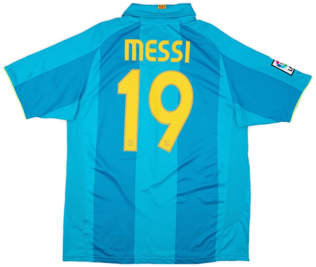 2007-09 Barcelona Away Shirt Messi #19 - 6/10 - (L)
