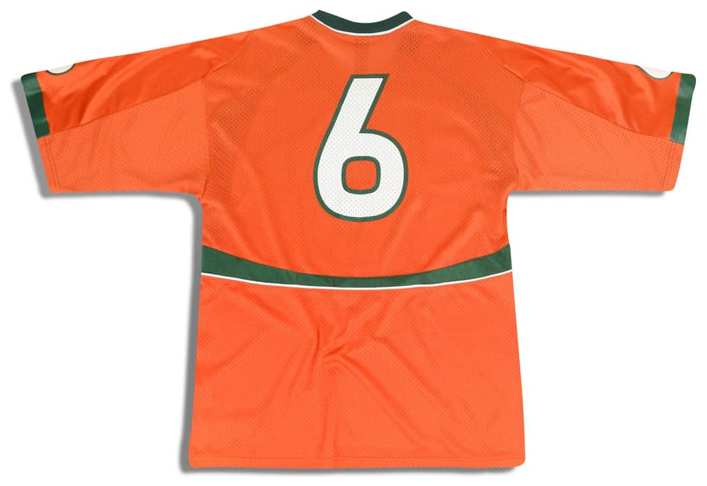 2004-05 Miami Hurricanes Rolle #6 Nike Jersey (Home) M