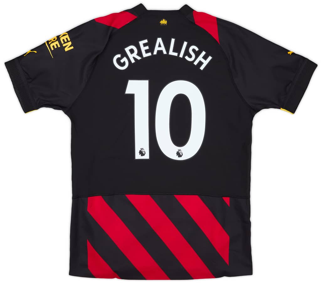 2022-23 Manchester City Player Issue Away Shirt Grealish #10