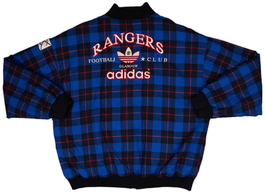 1992-93 Rangers adidas Reversible Bomber Jacket - 9/10 - (L)