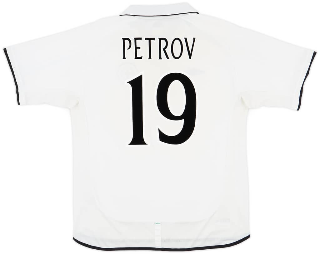 2001-02 Celtic Away Shirt Petrov #19 - 5/10 - (XL)