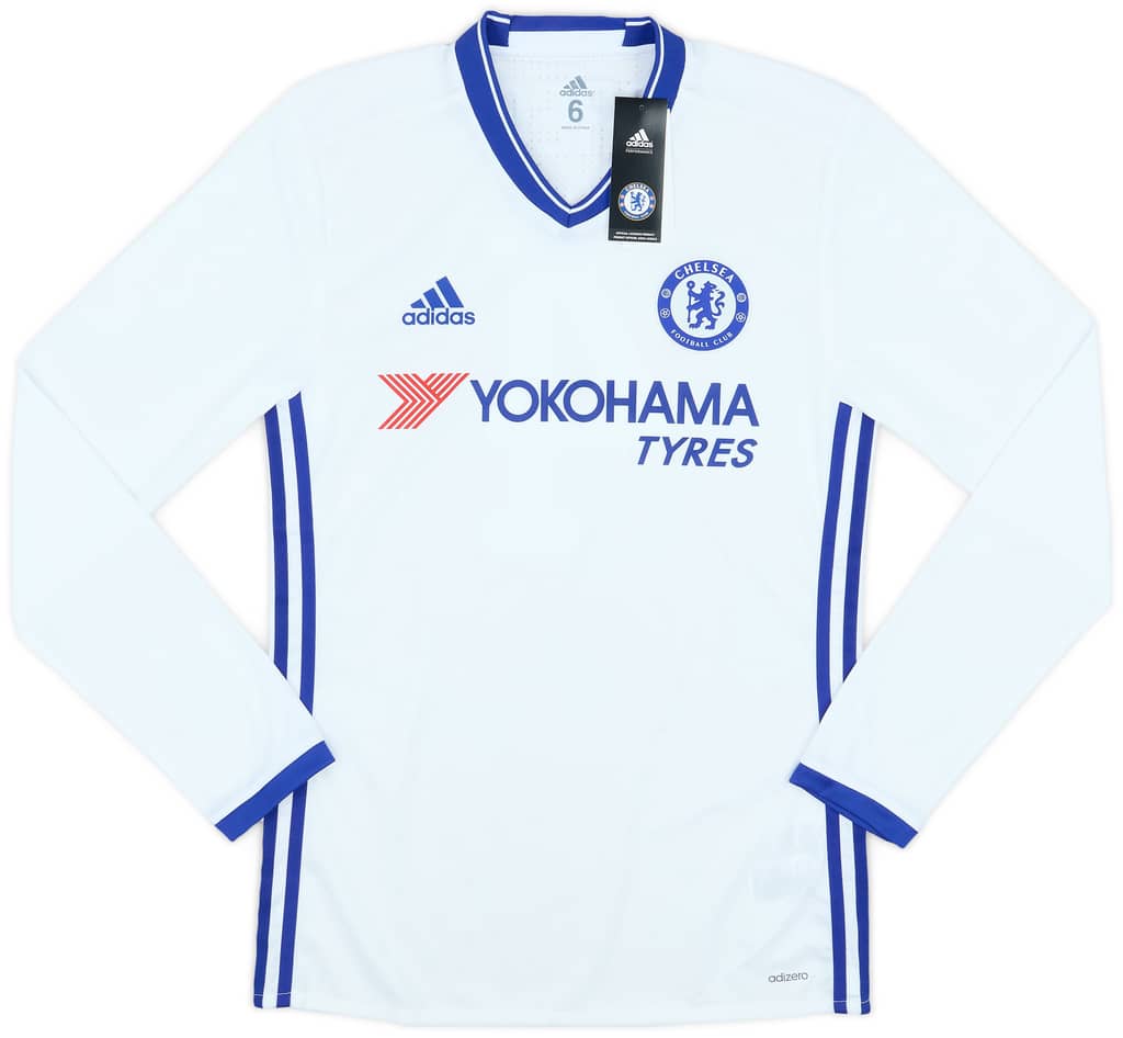 2016-17 Chelsea Player Issue Third L/S Shirt Fabregas #4 (M)