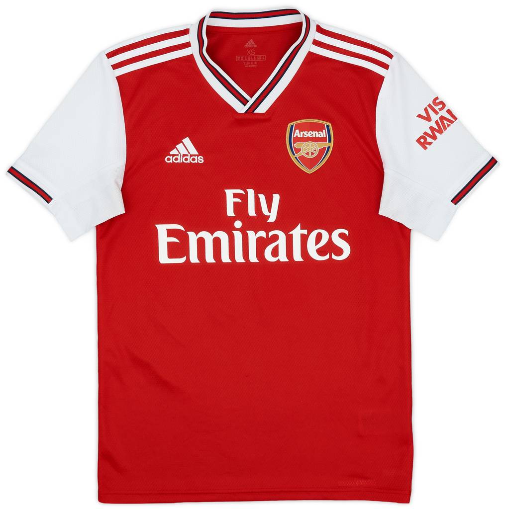 2019-20 Arsenal Home Shirt Saka #77 - 9/10 - (XS)