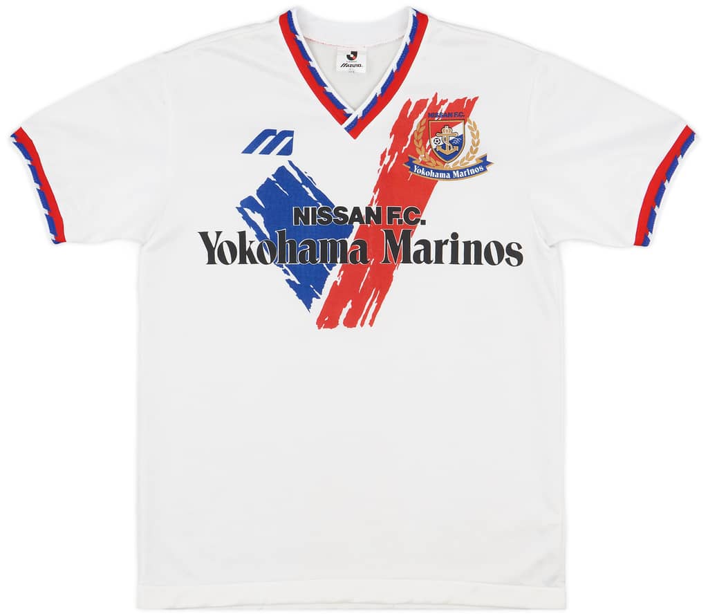 1993-94 Yokohama Marinos Mizuno Training Shirt - 8/10 - (L)