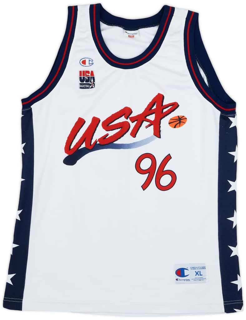 1996 USA Foot Locker #96 Champion Home Jersey - 8/10 - (XL)