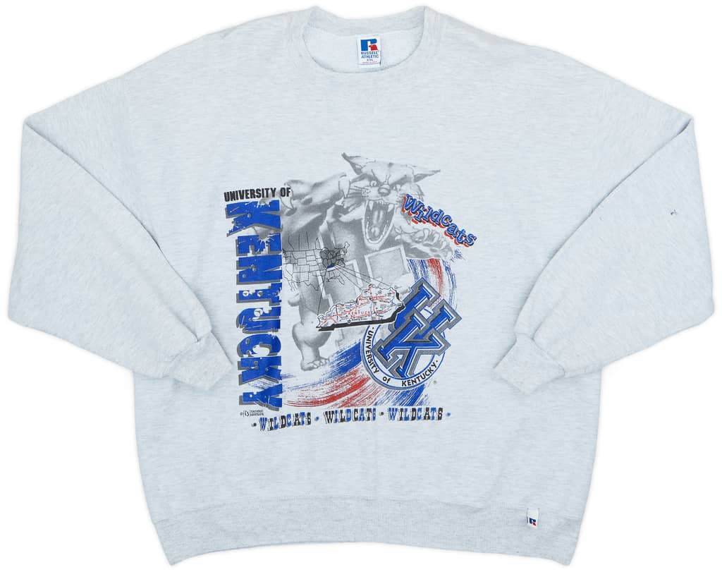 1990s Kentucky Wildcats Russell Athletic Sweat Top - 8/10 - (XXL)