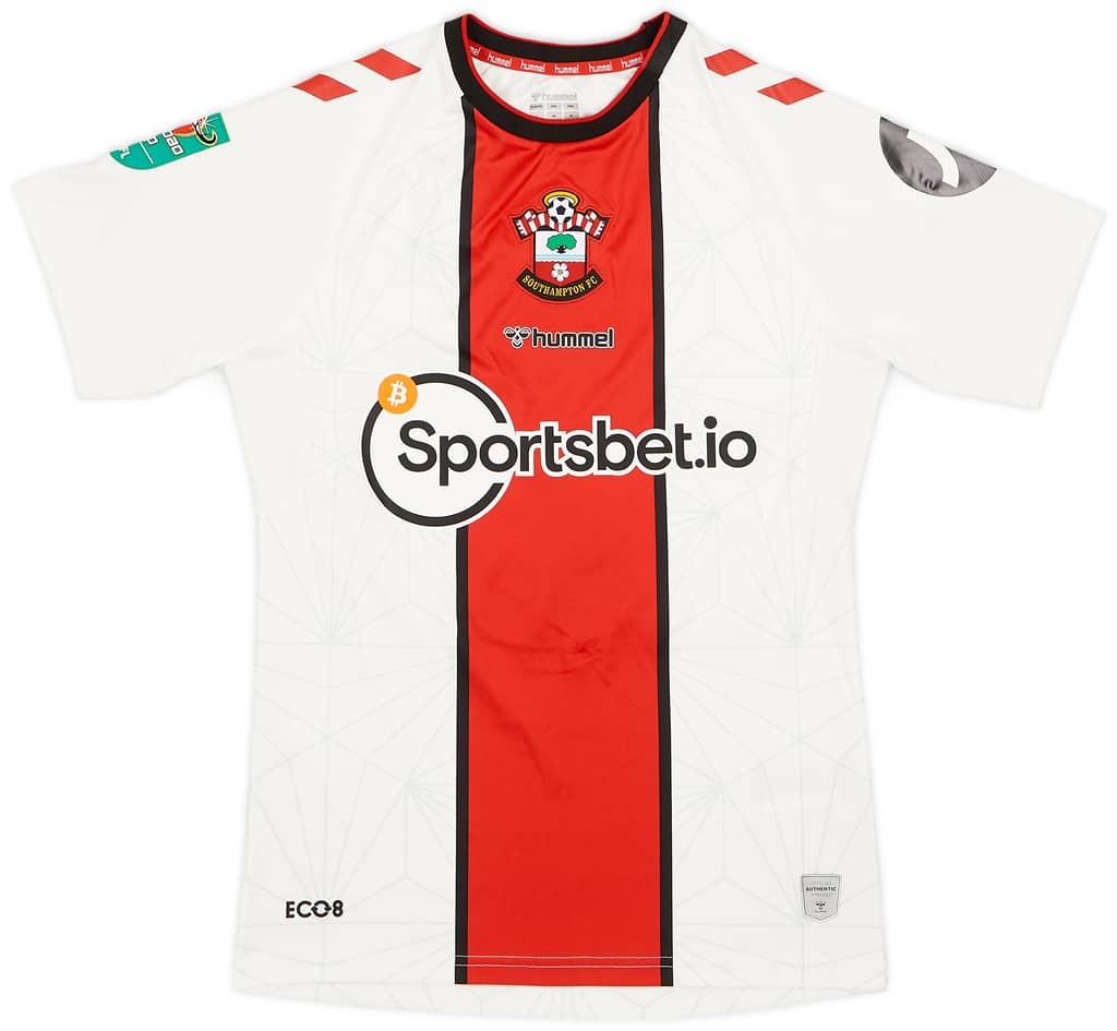 2022-23 Southampton Match Issue Carabao Cup Home Shirt Walker-Peters #2