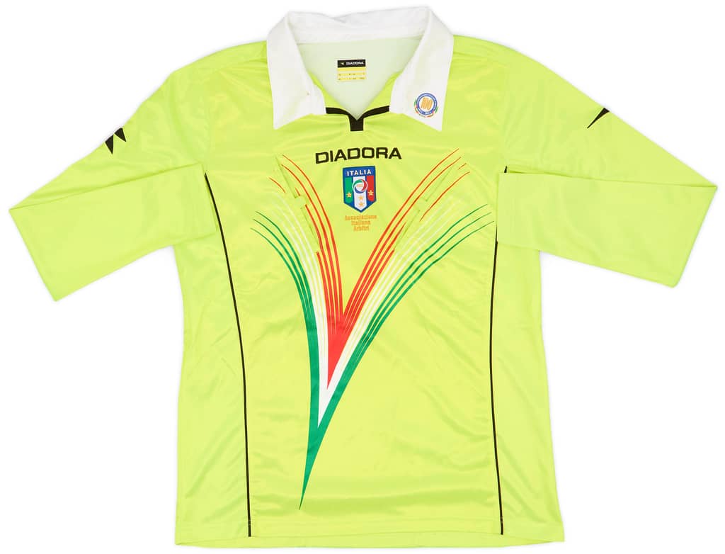 2011-12 Italy Diadora Centenary Referee L/S Shirt - 8/10 - (S)