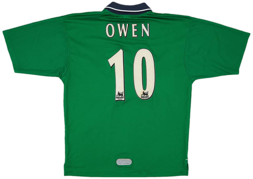 1999-00 Liverpool Away Shirt Owen #10 - 5/10 - (M)