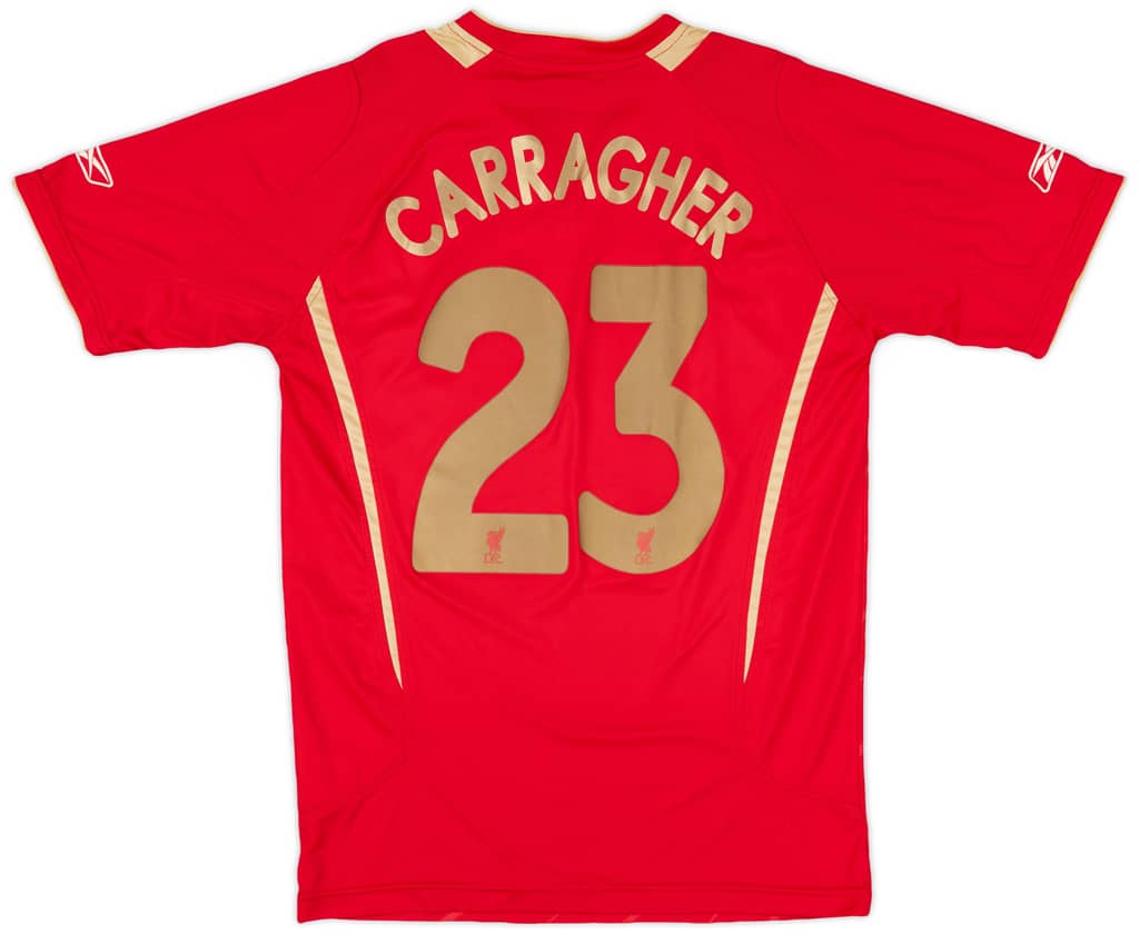 2005-06 Liverpool CL Home Shirt Carragher #23 - 5/10 - (S)