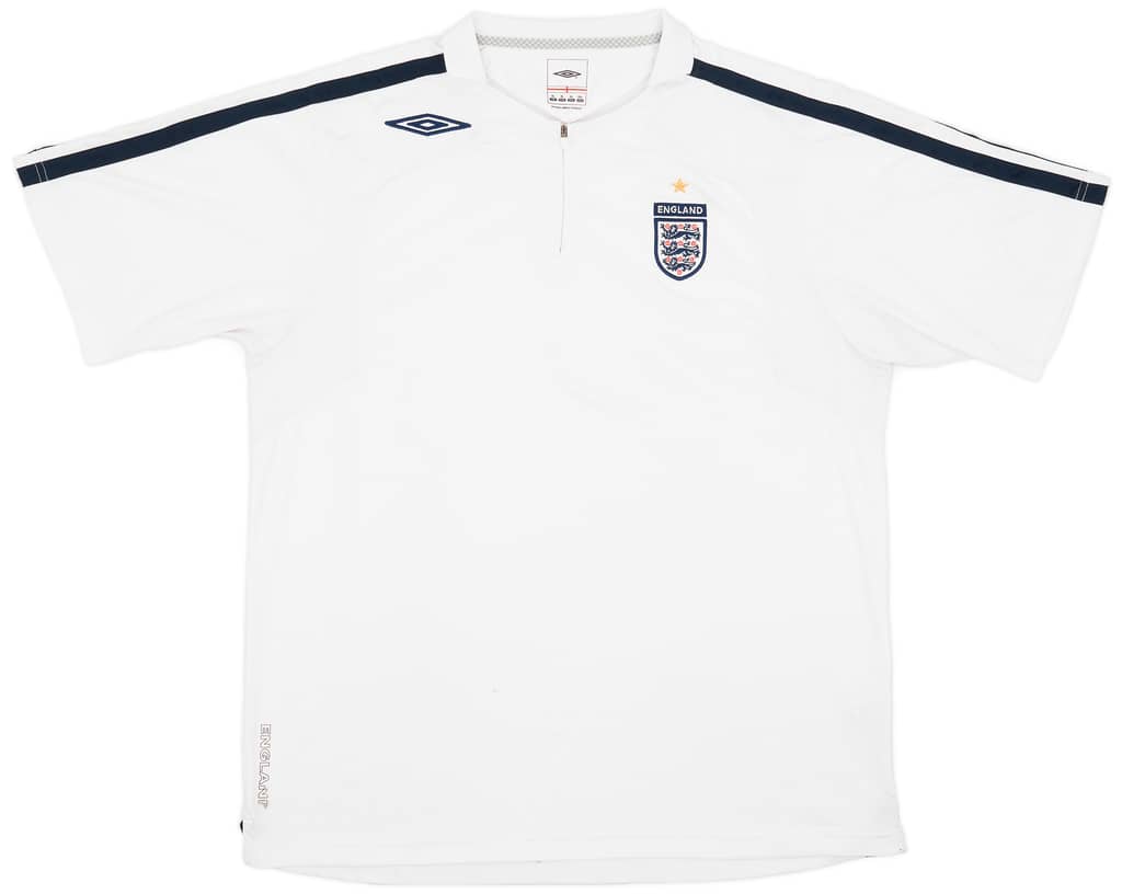 2007-08 England Umbro Training Shirt - 7/10 - (XL)
