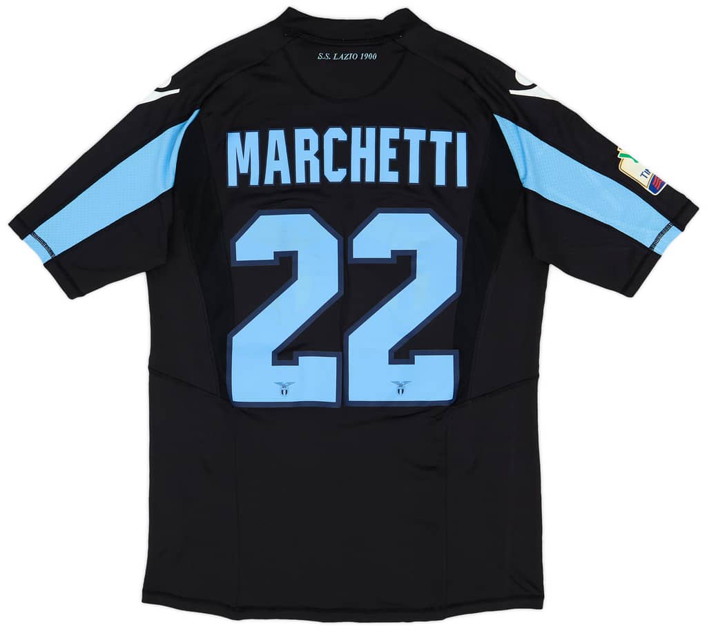 2012-13 Lazio Match Issue Coppa Italia GK Shirt Marchetti #22
