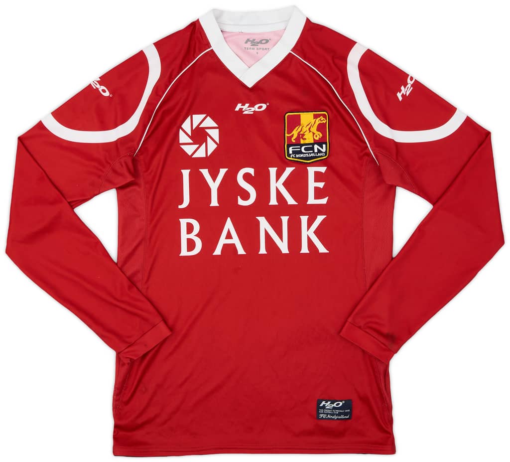 2010-11 Nordsjaelland Home L/S Shirt - 7/10 - (S)