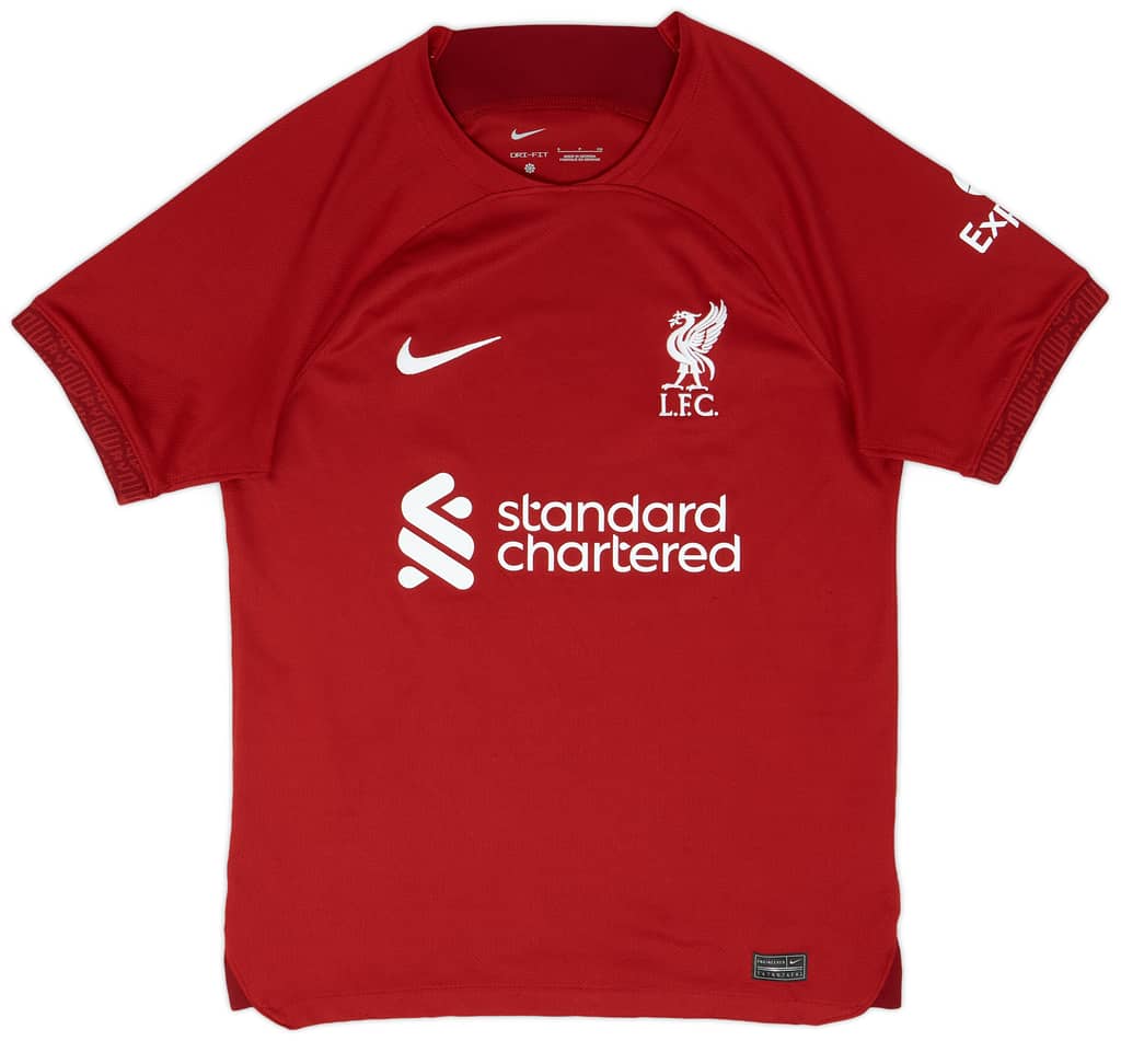 2022-23 Liverpool Home Shirt M.Salah #11 - 8/10 - (S)