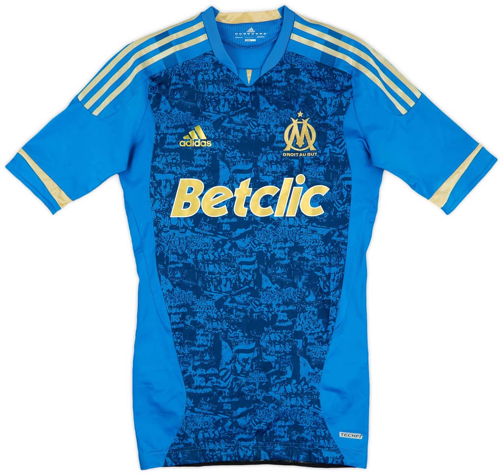 2011-12 Olympique Marseille Player Issue Techfit Away Shirt - 8/10 - (M)
