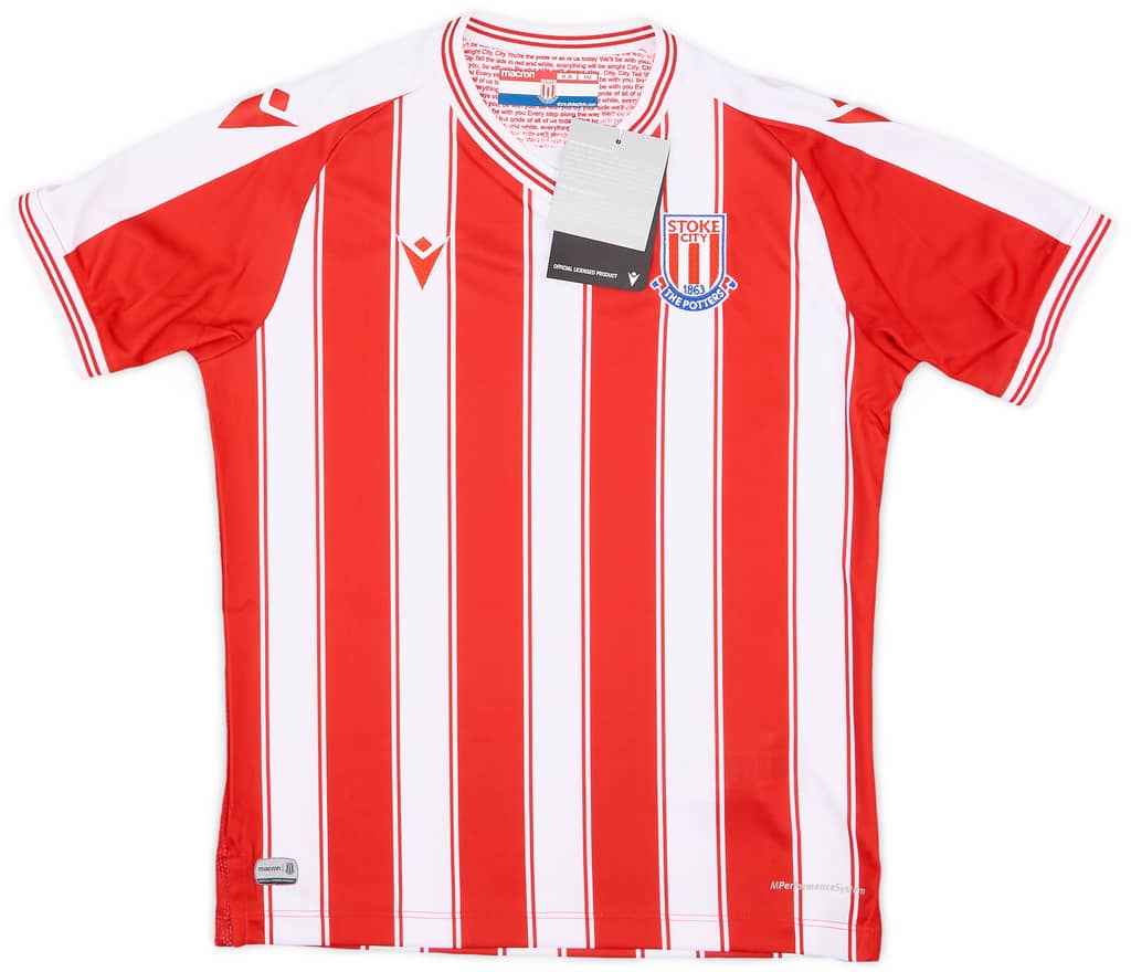 2020-21 Stoke City Home Shirt (L.Boys)