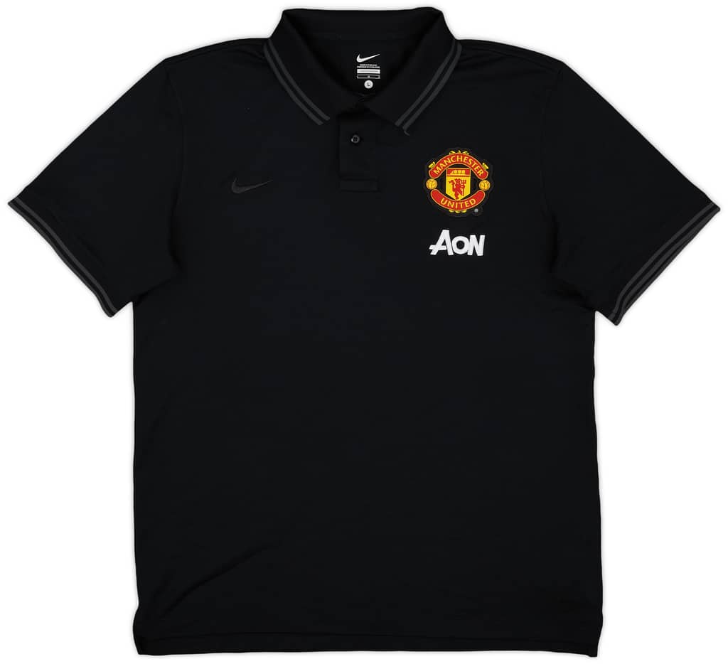 2014-15 Manchester United Nike Polo Shirt - 8/10 - (L)