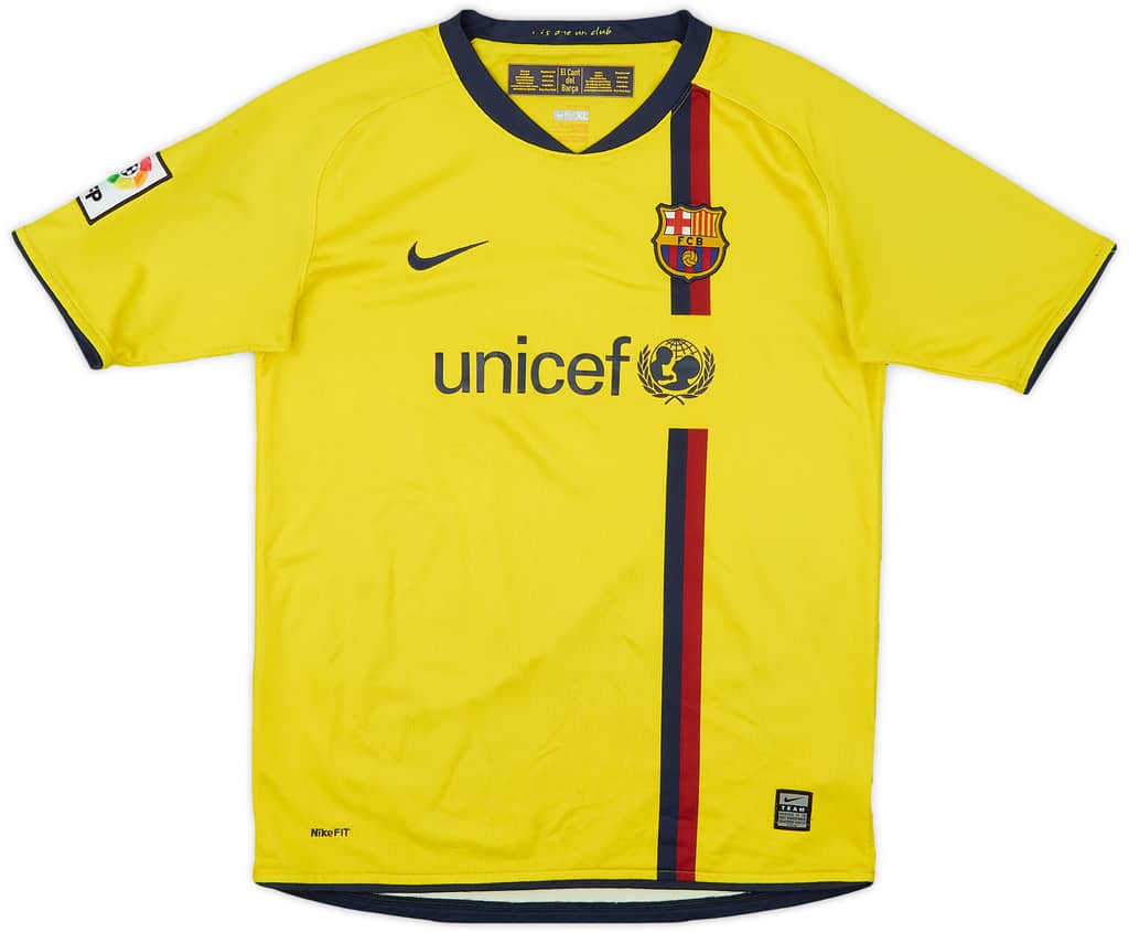 2008-10 Barcelona Away Shirt - 7/10 - (XL.Boys)
