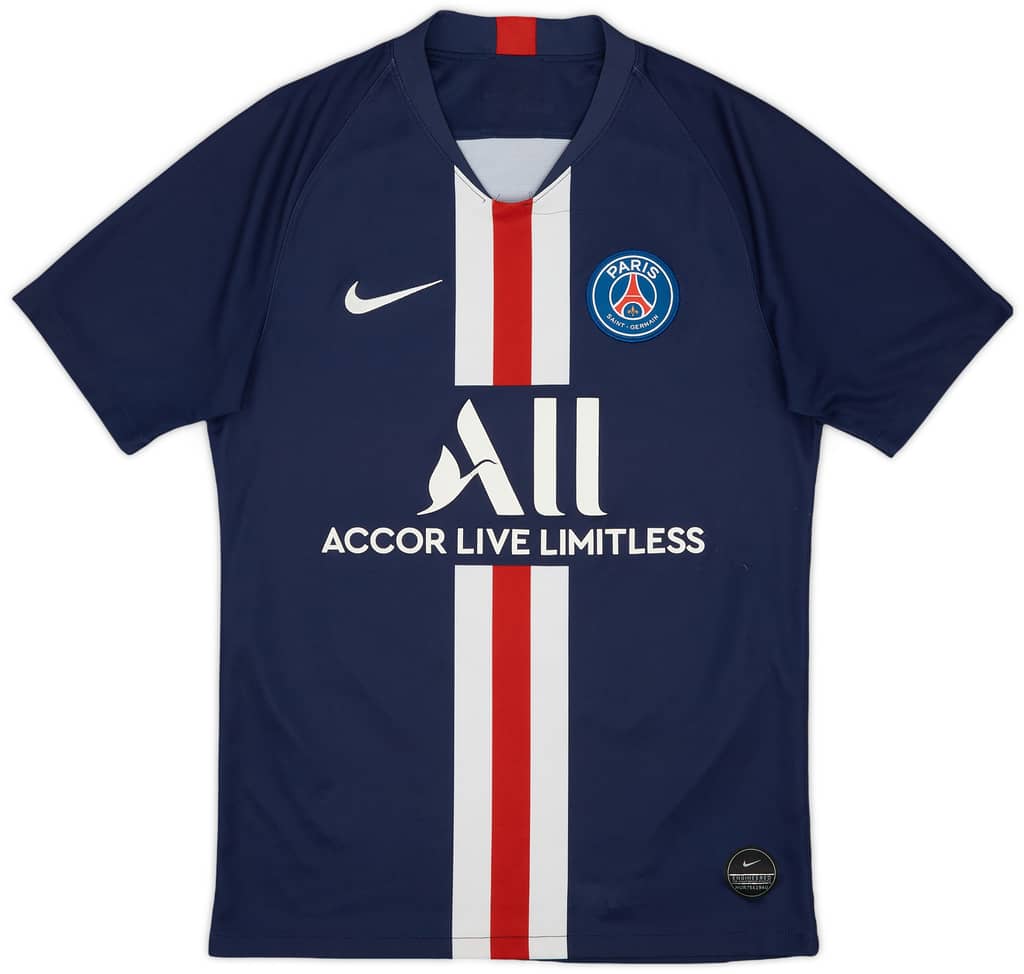 2019-20 Paris Saint-Germain Home Shirt Mbappe #7 - 7/10 - (S)