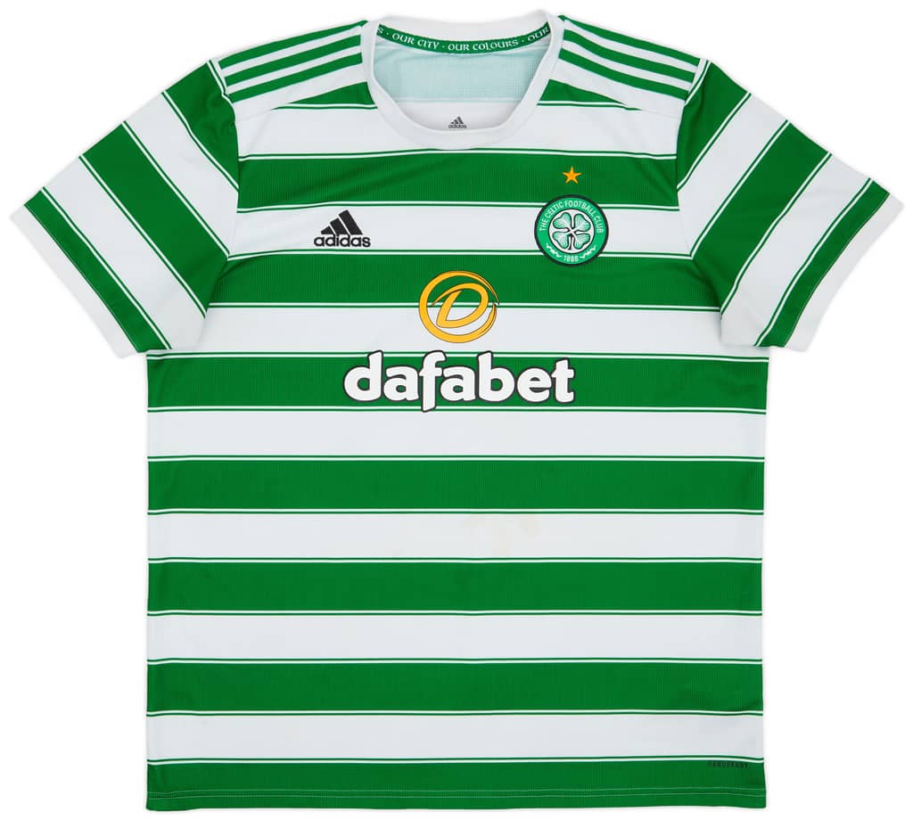 2021-22 Celtic Home Shirt - 5/10 - (XL)