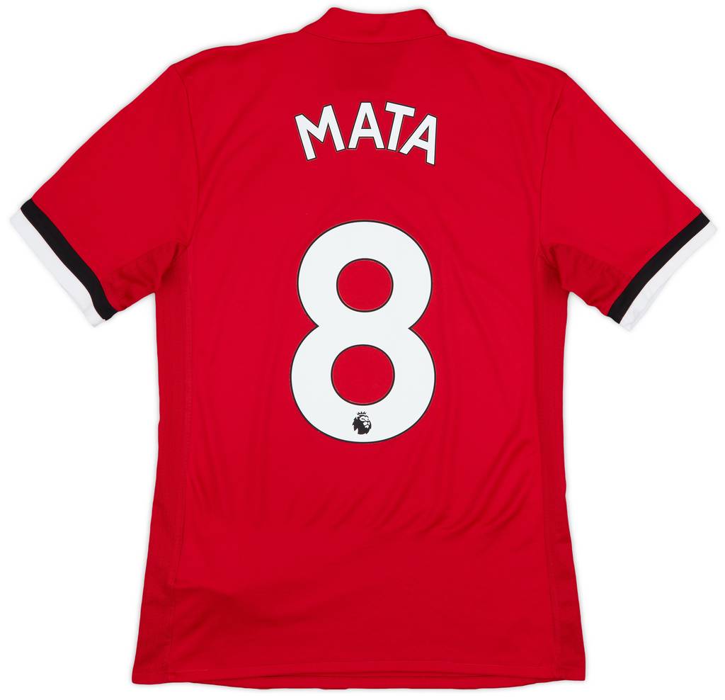 2017-18 Manchester United Home Shirt Mata #8 - 10/10 - (XS)