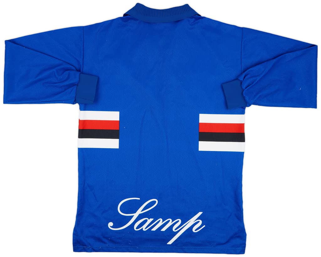 1996-97 Sampdoria Home L/S Shirt - 6/10 - (L)
