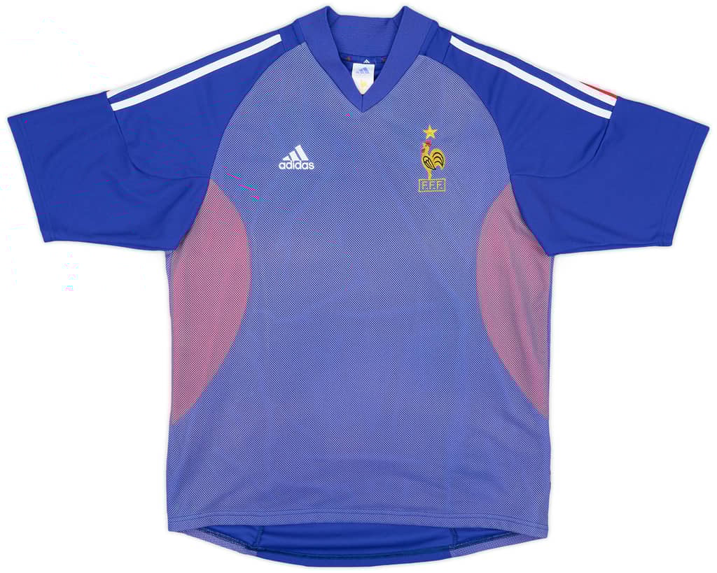 2002-04 France Home Shirt - 4/10 - (L)