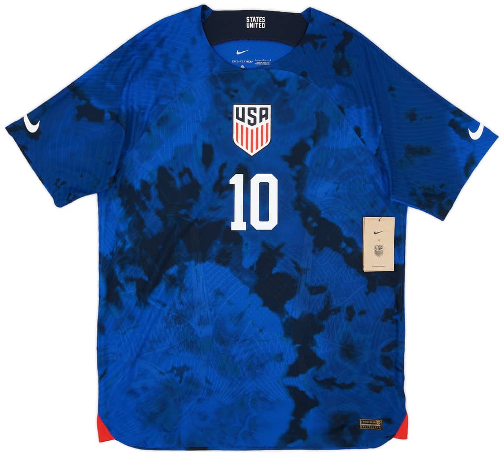2022-23 USA Authentic Away Shirt Pulisic #10