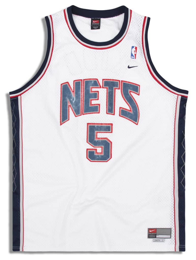 2001-04 New Jersey Nets Kidd #5 Nike Swingman Jersey (Home) XXL