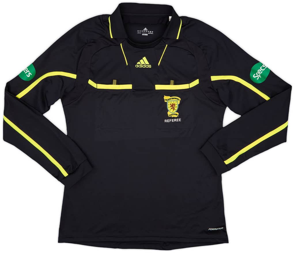 2010-11 Scotland adidas Referee L/S Shirt - 9/10 - (L)