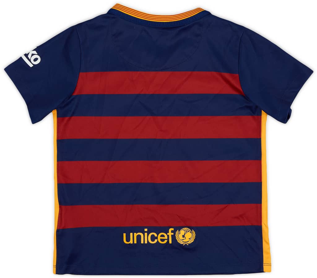 2015-16 Barcelona Home Shirt - 9/10 - (5-6 Years)