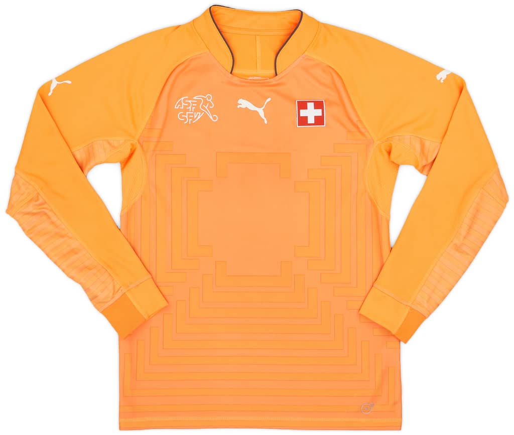 2014-16 Switzerland GK L/S Shirt - 9/10 - (S)