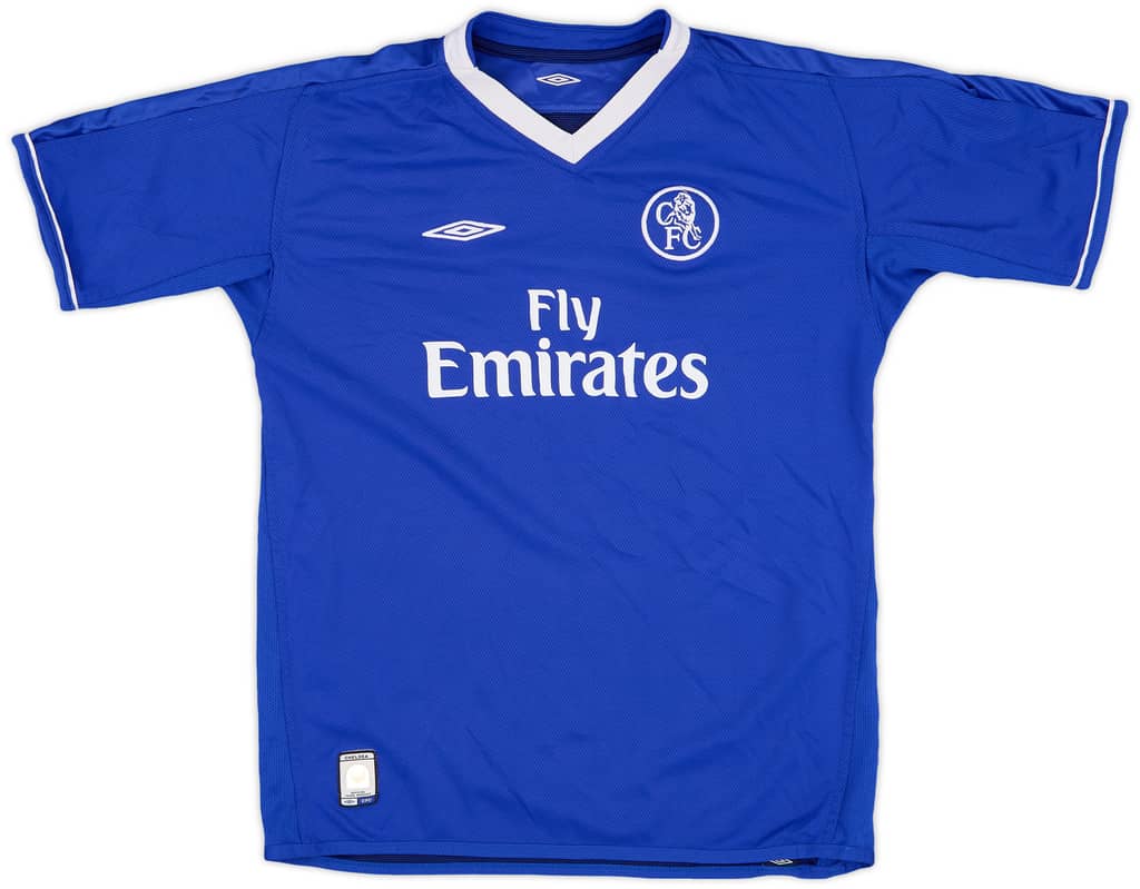 2003-05 Chelsea Home Shirt - 8/10 - (XL.Boys)