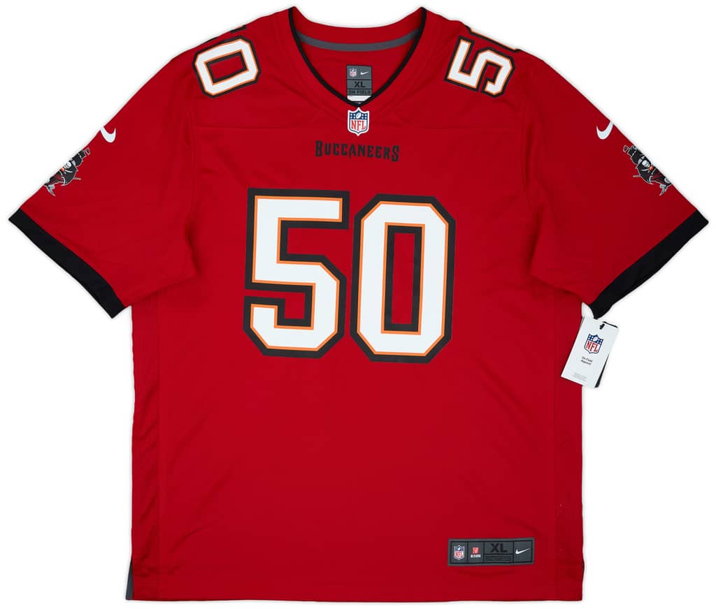 2020-24 Tampa Bay Buccaneers Vea #50 Nike Game Home Jersey (XL)