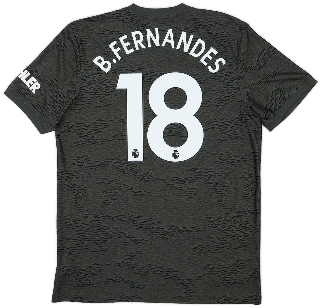 2020-21 Manchester United Away Shirt B.Fernandes #18 - 7/10 - (L)