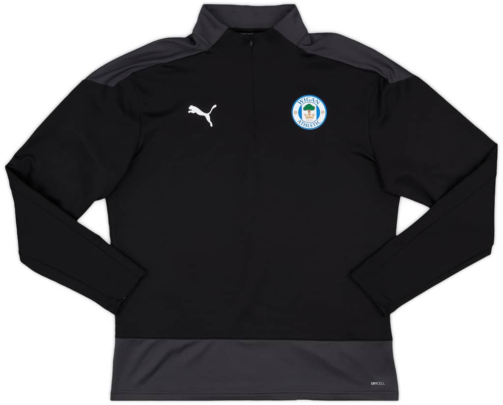 2019-20 Wigan Puma 1/4 Zip Drill Top - 10/10 - (XL)