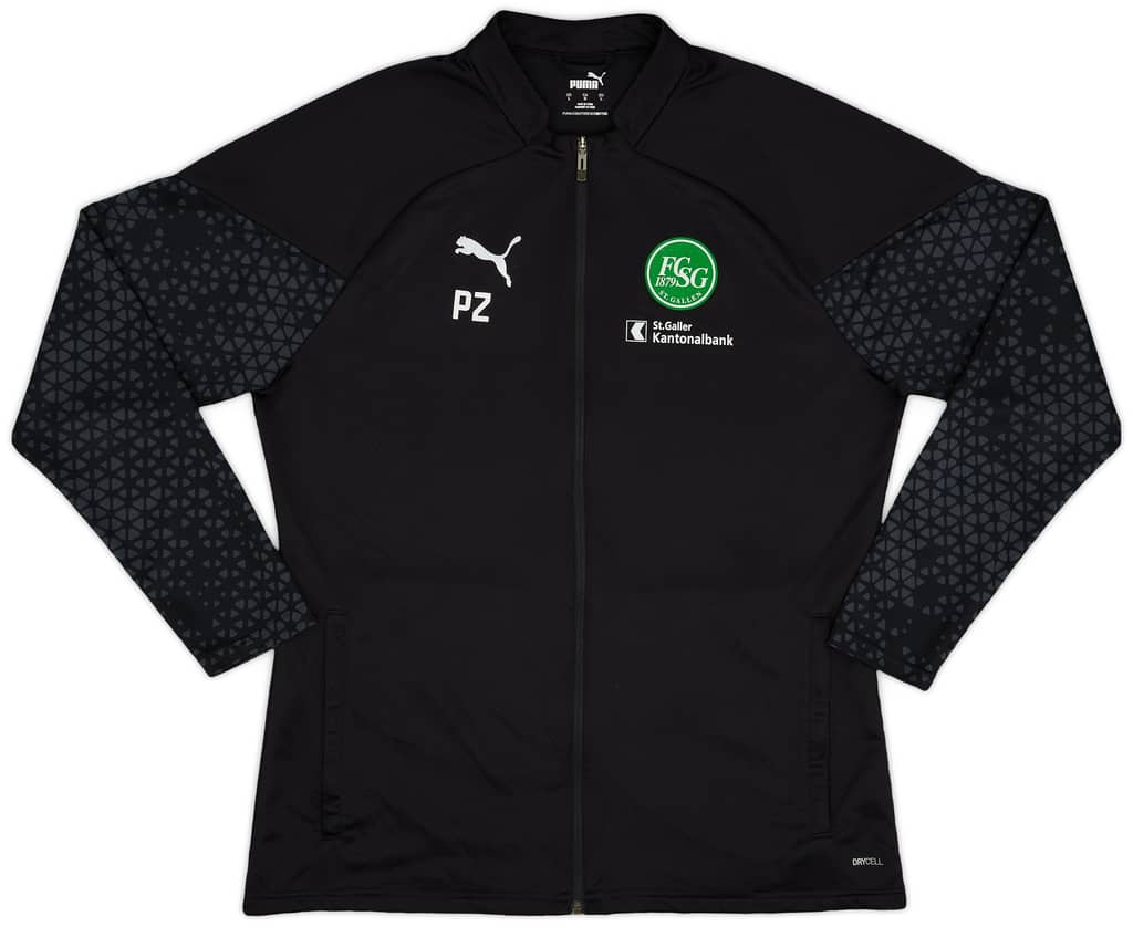 2022-23 St Gallen Staff Issue Puma Track Jacket PZ - 8/10 - (L)