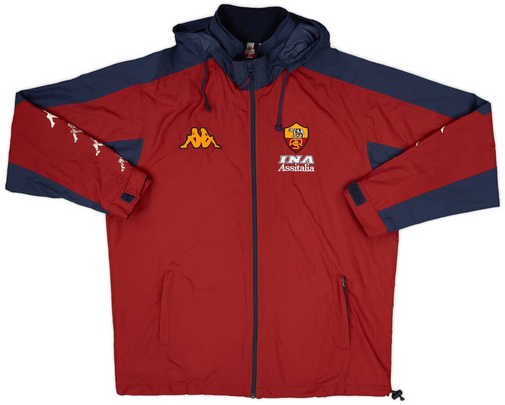 2000-01 Roma Kappa Hooded Track Jacket - 5/10 - (XL)
