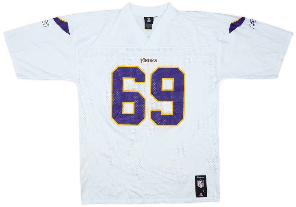 2008-11 Minnesota Vikings Allen #69 Reebok Replica Away Jersey - 7/10 - (L)