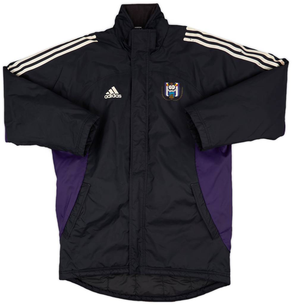 2002-03 Anderlecht adidas Padded Bench Coat - 7/10 - (M)