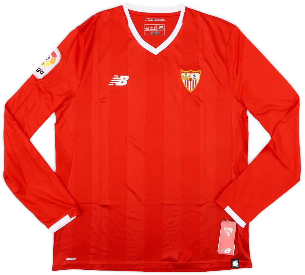 2017-18 Sevilla Away L/S Shirt (L)